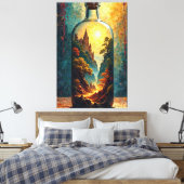 verzauberter Pfad Leinwanddruck (Insitu (Schlafzimmer))