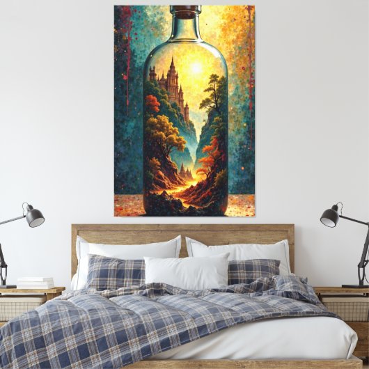 verzauberter Pfad Leinwanddruck (Insitu (Schlafzimmer))