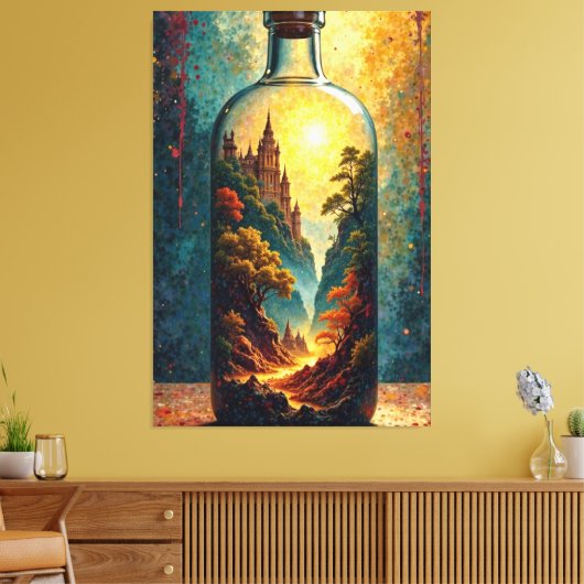 verzauberter Pfad Leinwanddruck (Insitu (Wohnzimmer))