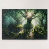 Verzauberter Pfad: Mystisches Jigsaw-Puzzle Puzzle (Horizontal)