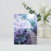 verzauberter Pfad Postkarte (Stehend Vorderseite)