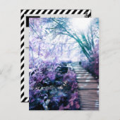 verzauberter Pfad Postkarte (Vorne/Hinten)