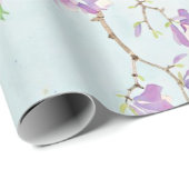 Verzauberter Pfau | Geschenk für Pfauenlover Geschenkpapier (Rolleneckpunkt)