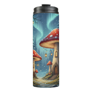 Verzauberter Pilz-Glüh-Becher – Magischer Feenwald Thermosbecher