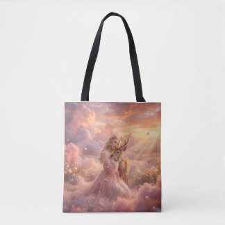 Verzauberter Prinzessin- und Hirsch-Tragetasche Tasche