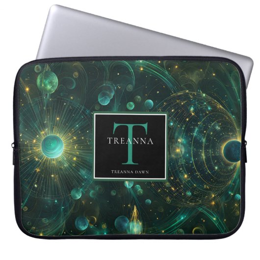 Verzauberter Puls Laptopschutzhülle (Vorderseite)