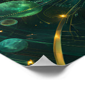 Verzauberter Puls Poster (Ecke)