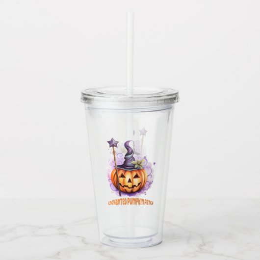 Verzauberter Pumpkin-Patch Acryltrinkbecher (Vorderseite)