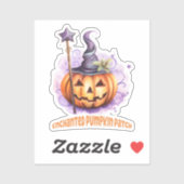 Verzauberter Pumpkin-Patch Aufkleber (Blatt)
