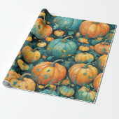 Verzauberter Pumpkin-Patch Geschenkpapier (Ungerollt)