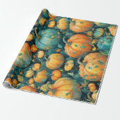 Verzauberter Pumpkin-Patch Geschenkpapier (Ungerollt)
