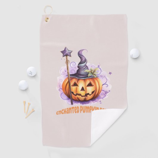Verzauberter Pumpkin-Patch Golfhandtuch (Insitu)