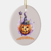 Verzauberter Pumpkin-Patch Keramik Ornament (Rechts)
