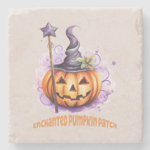 Verzauberter Pumpkin-Patch Steinuntersetzer