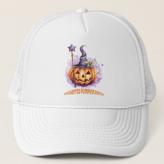 Verzauberter Pumpkin-Patch Truckerkappe (Vorderseite)
