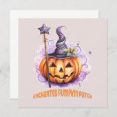 Verzauberter Pumpkinpflaster - Niedlicher Jack-o’- (Vorne/Hinten)