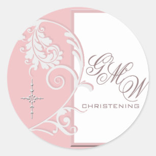 Verzauberter religiöser runder aufkleber