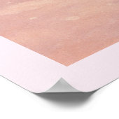 Verzauberter Rosa Weihnachtsmann Poster (Ecke)