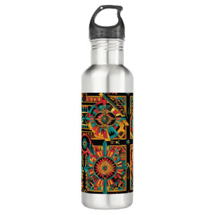 Verzauberter Saphir "Aztec Dream" 710ml Stahlwasse Edelstahlflasche