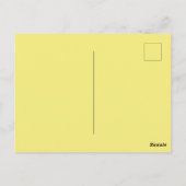 Verzauberter Schlange in einem Glass-Jar Postkarte (Rückseite)