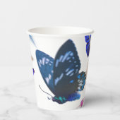 Verzauberter Schmetterlingspapier-Cup Pappbecher (Rückseite)