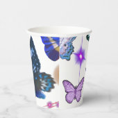 Verzauberter Schmetterlingspapier-Cup Pappbecher (Rechts)