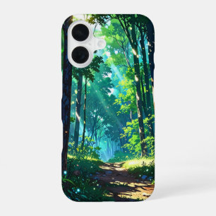 Verzauberter Sommerwald iPhone 16 Hülle