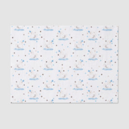 Verzauberter Swan Lake Fairy Tale Crowned Swan Seidenpapier