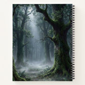 Verzauberter Urwald | Nebeliger Waldsonnenlicht Notizblock (Rückseite)