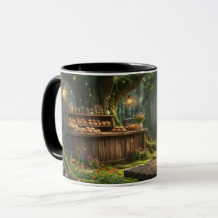 Verzauberter Wald Bäckerei Akzent Tasse