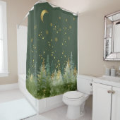 Verzauberter Wald Badezimmer Duschvorhang (Beispiel)