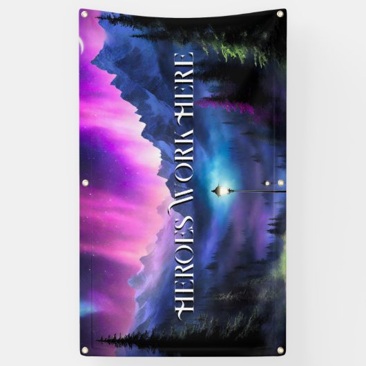 verzauberter Wald Banner (Vertikal)