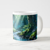 Verzauberter Wald Becher Jumbo-Tasse (Vorderseite Rechts)