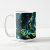 Verzauberter Wald Becher Kaffeetasse (Links)