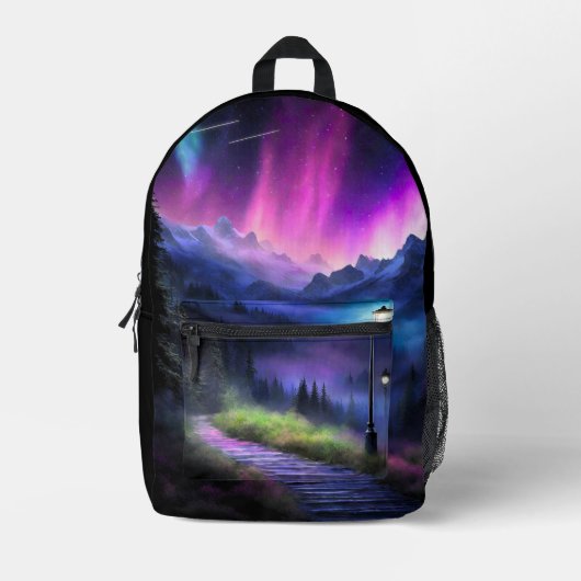 verzauberter Wald Bedruckter Rucksack (Vorderseite)