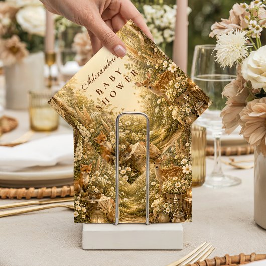 Verzauberter Wald Boho-Baby-Empfang Serviette