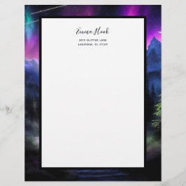 verzauberter Wald Briefbogen