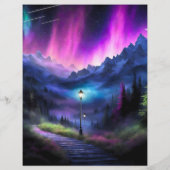 verzauberter Wald Briefbogen (Rückseite)