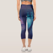 verzauberter Wald Capri Leggings (Rückseite)