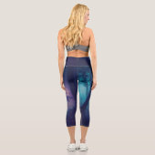 verzauberter Wald Capri Leggings (Rückseite)