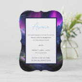 verzauberter Wald Einladung (Stehend Vorderseite)