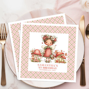 Verzauberter Wald Fee Magische Party Geburtstag Serviette