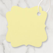 Verzauberter Wald Fee: pastellgrüner Sprite Geschenkanhänger (Rückseite)