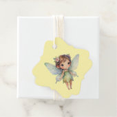 Verzauberter Wald Fee: pastellgrüner Sprite Geschenkanhänger (Beispiel)