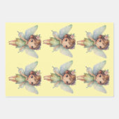 Verzauberter Wald Fee: pastellgrüner Sprite Geschenkpapier Set (Vorderseite 3)