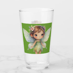 Verzauberter Wald Fee: pastellgrüner Sprite Glas