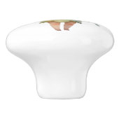 Verzauberter Wald Fee: pastellgrüner Sprite Keramikknauf (Seitenansicht)