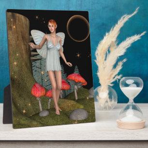 Verzauberter Wald Feenpilz Fantasy Kunst Fotoplatte