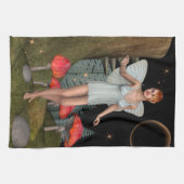Verzauberter Wald Feenpilz Fantasy Kunst Handtuch (Horizontal)