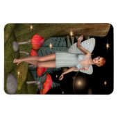 Verzauberter Wald Feenpilz Fantasy Kunst Magnet (Horizontal)